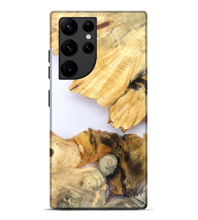 Galaxy S22 Ultra Wood Live Edge Phone Case - Zhuri (Clear, 828538)