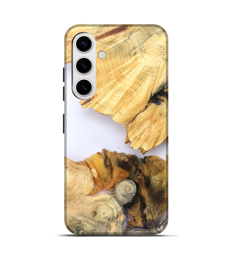 Galaxy S25 Wood Live Edge Phone Case - Zhuri (Clear, 828538)