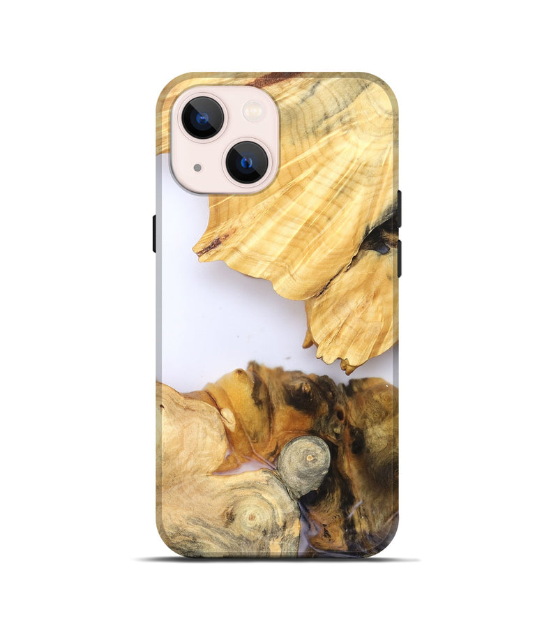 iPhone 13 mini Wood Live Edge Phone Case - Zhuri (Clear, 828538)