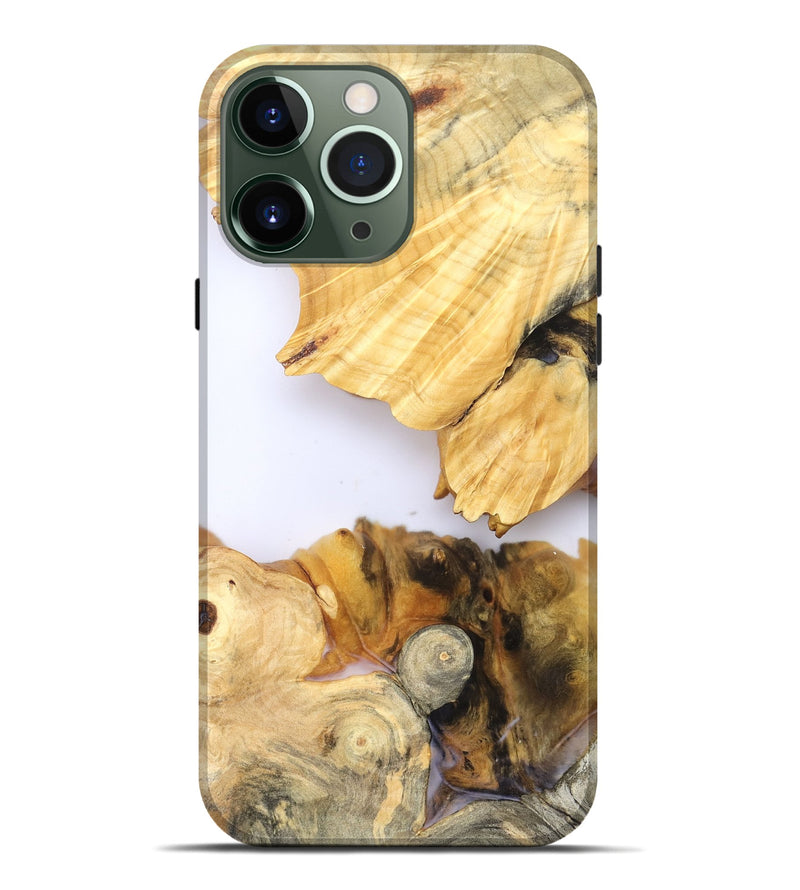 iPhone 13 Pro Max Wood Live Edge Phone Case - Zhuri (Clear, 828538)