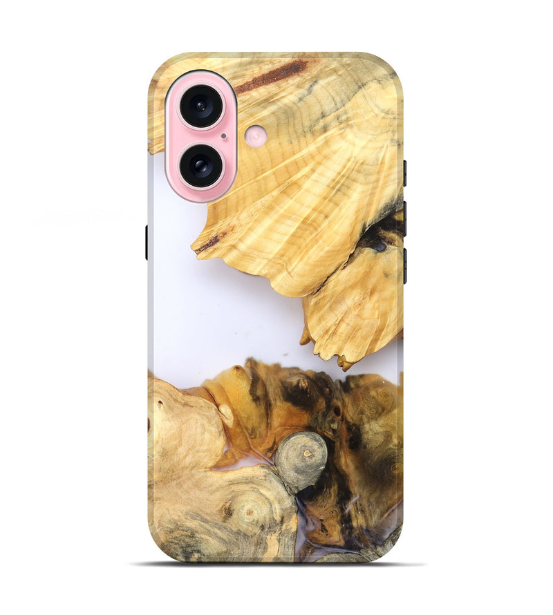 iPhone 17 Wood Live Edge Phone Case - Zhuri (Clear, 828538)