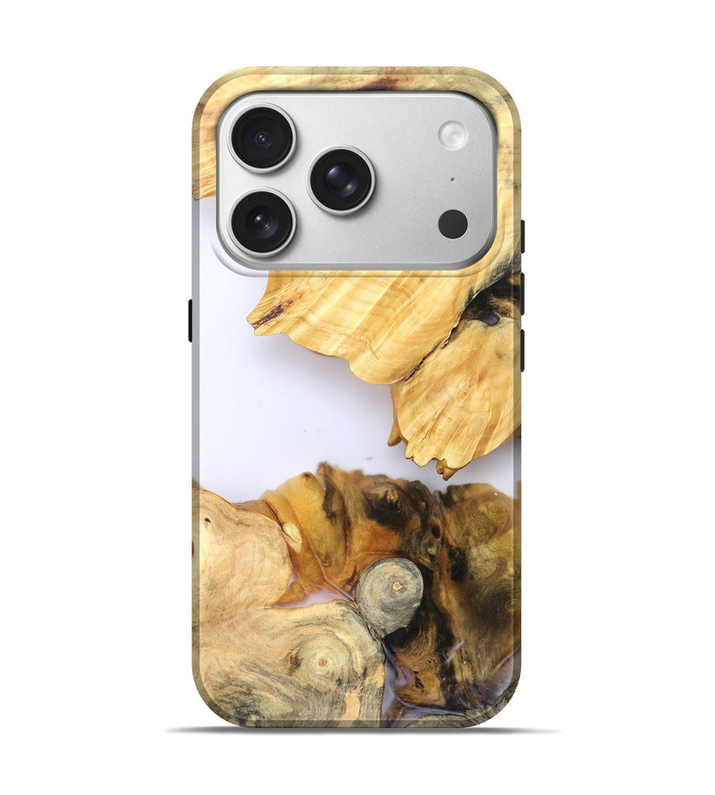 iPhone 17 Pro Wood Live Edge Phone Case - Zhuri (Clear, 828538)