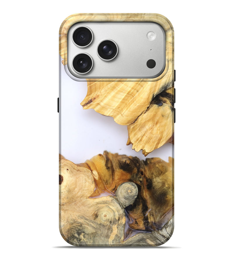 iPhone 17 Pro Max Wood Live Edge Phone Case - Zhuri (Clear, 828538)