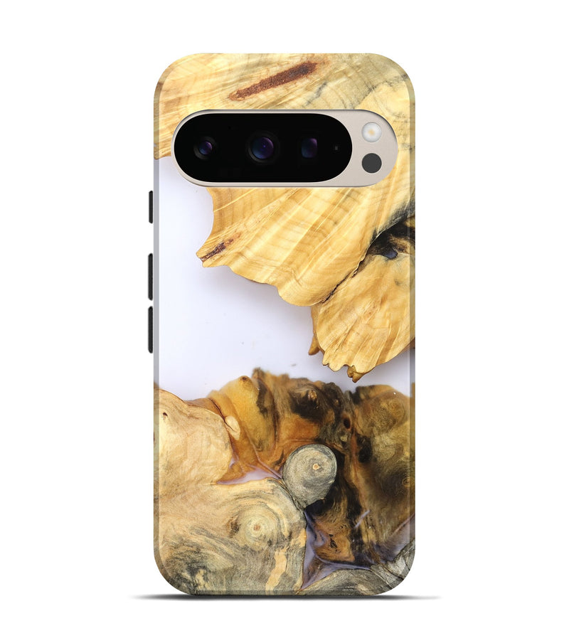 Pixel 10 Pro Wood Live Edge Phone Case - Zhuri (Clear, 828538)