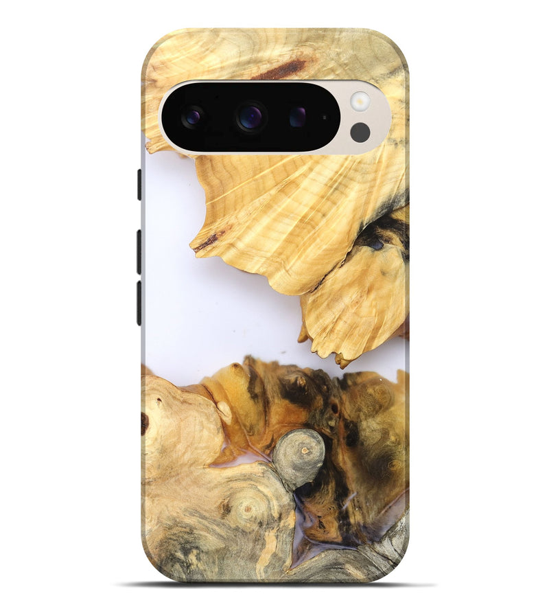 Pixel 9 Pro XL Wood Live Edge Phone Case - Zhuri (Clear, 828538)