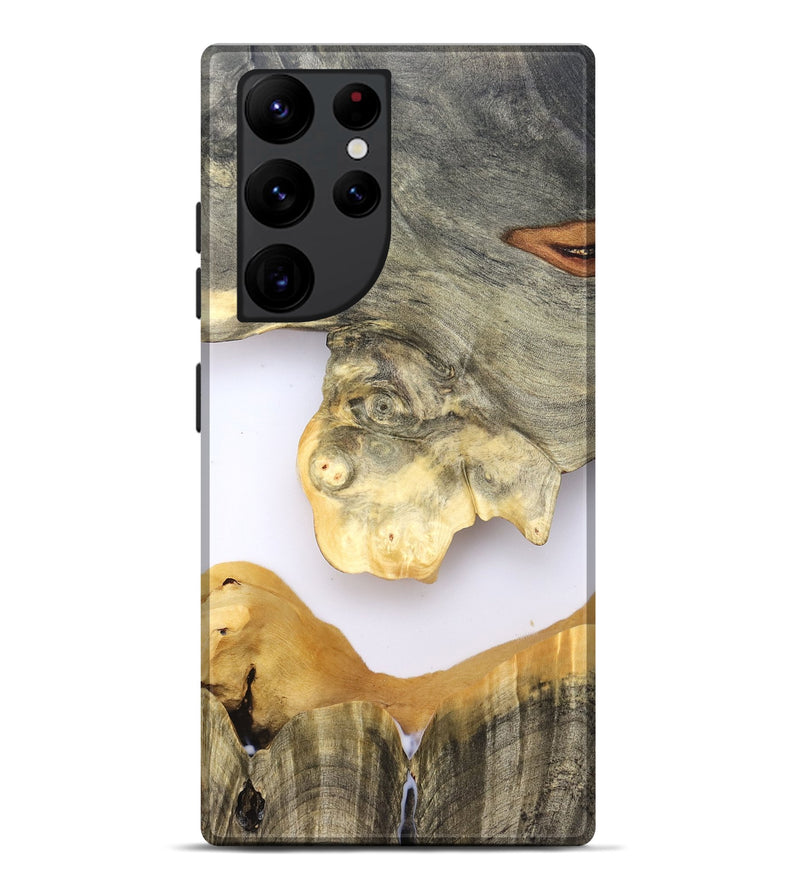 Galaxy S22 Ultra Wood Live Edge Phone Case - William (Clear, 828541)