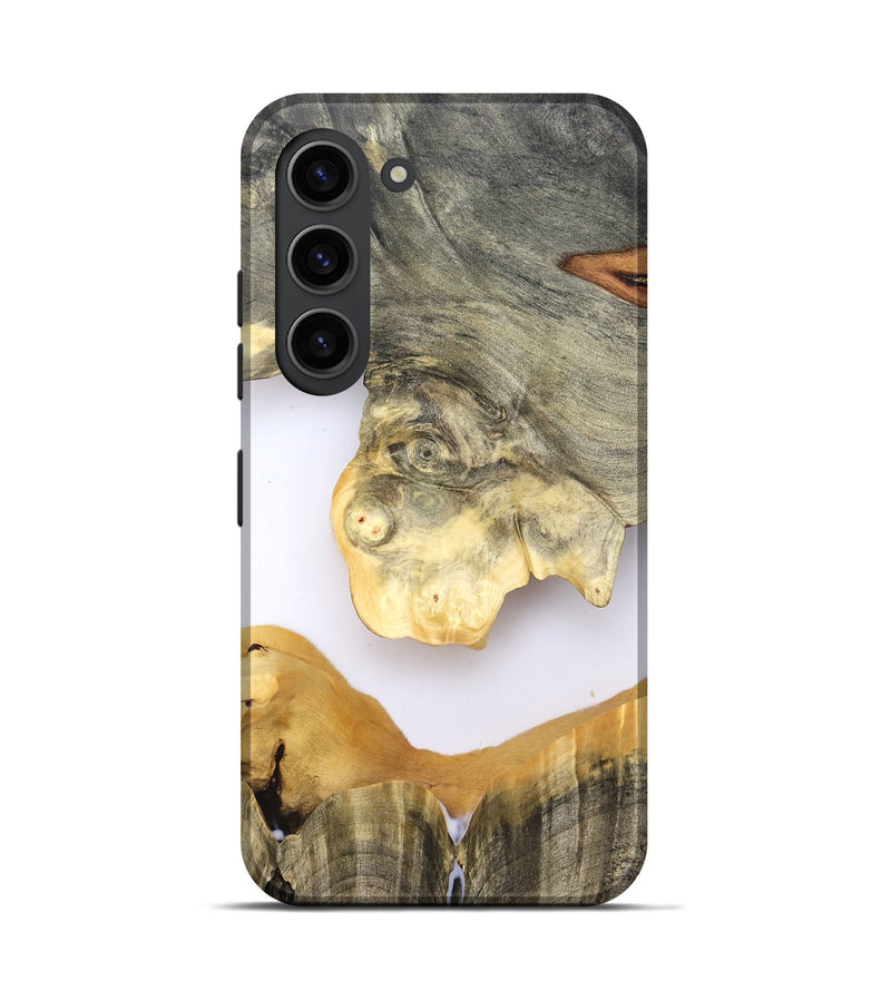 Galaxy S23 Wood Live Edge Phone Case - William (Clear, 828541)