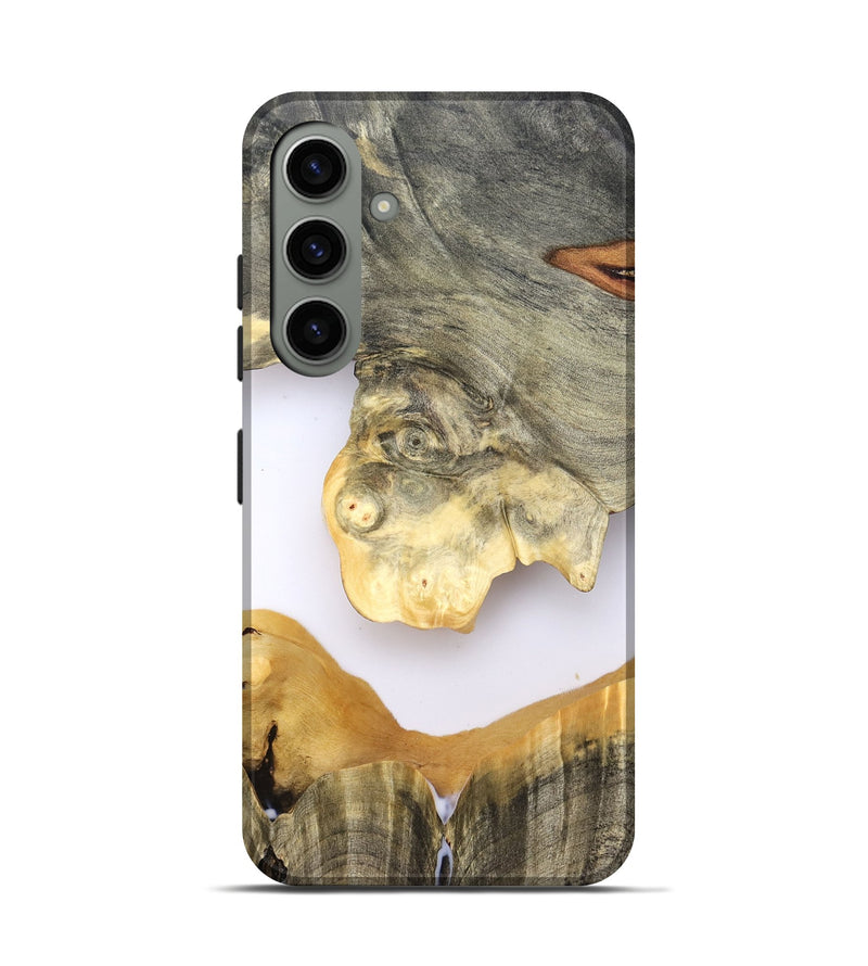 Galaxy S24 Wood Live Edge Phone Case - William (Clear, 828541)
