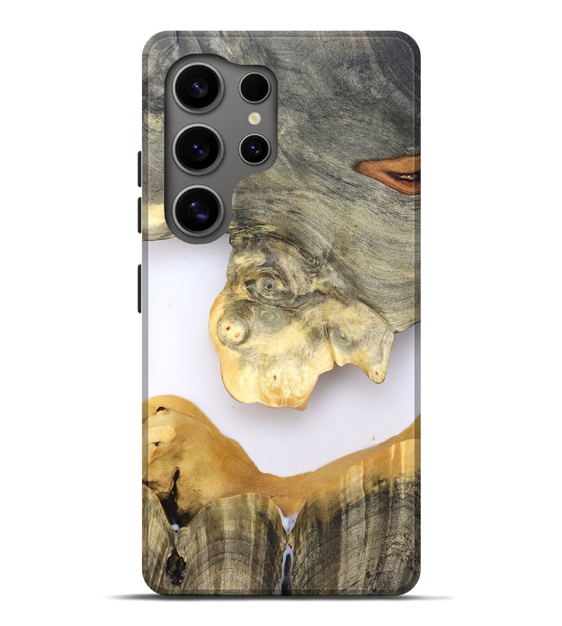 Galaxy S25 Ultra Wood Live Edge Phone Case - William (Clear, 828541)