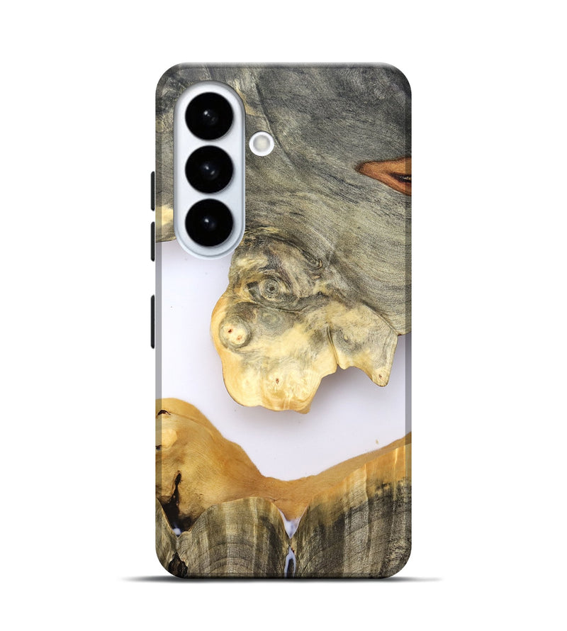 Galaxy S26 Wood Live Edge Phone Case - William (Clear, 828541)