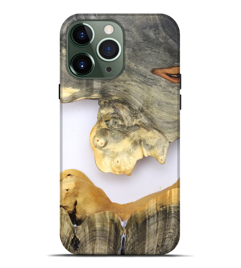 iPhone 13 Pro Max Wood Live Edge Phone Case - William (Clear, 828541)