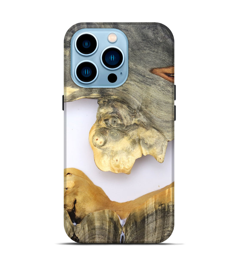 iPhone 14 Pro Wood Live Edge Phone Case - William (Clear, 828541)
