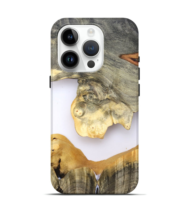 iPhone 15 Pro Wood Live Edge Phone Case - William (Clear, 828541)