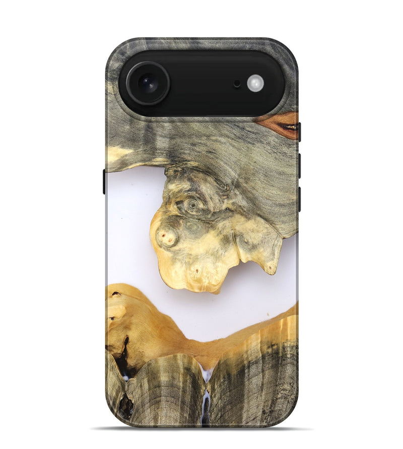 iPhone 17 Air Wood Live Edge Phone Case - William (Clear, 828541)