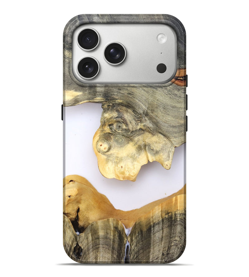 iPhone 17 Pro Max Wood Live Edge Phone Case - William (Clear, 828541)