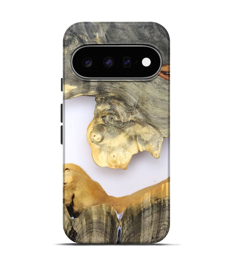 Pixel 11 Pro Wood Live Edge Phone Case - William (Clear, 828541)