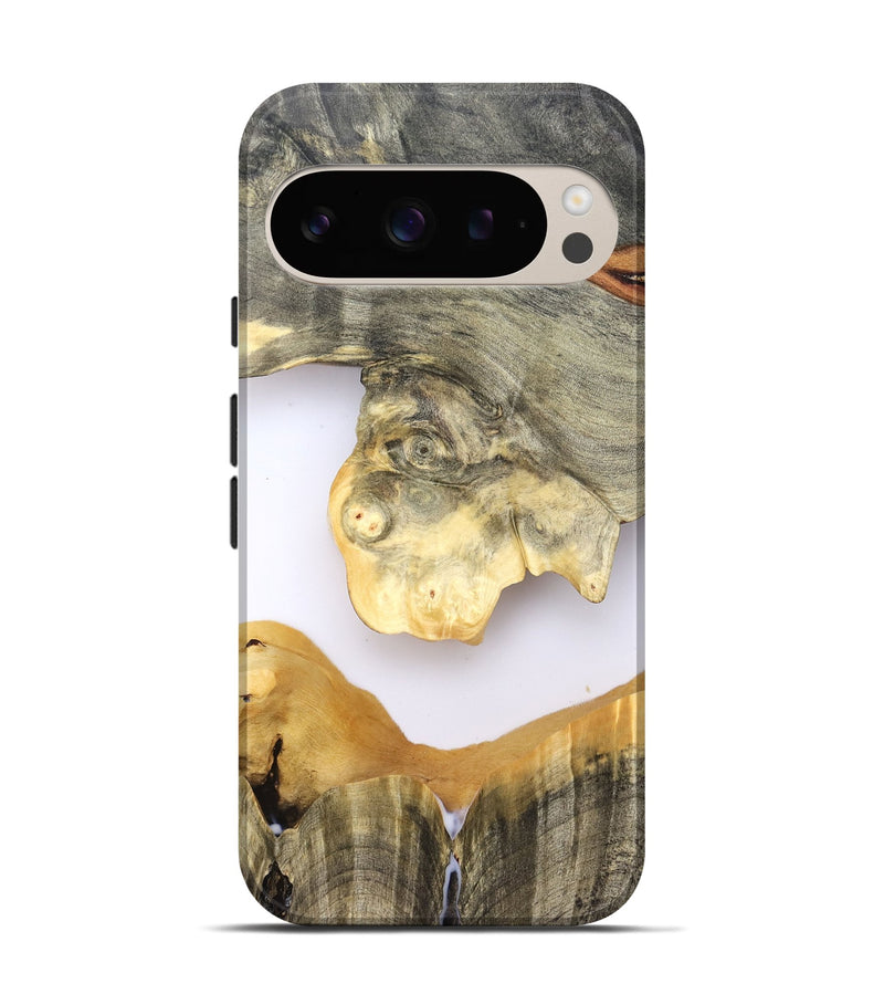 Pixel 9 Pro Wood Live Edge Phone Case - William (Clear, 828541)