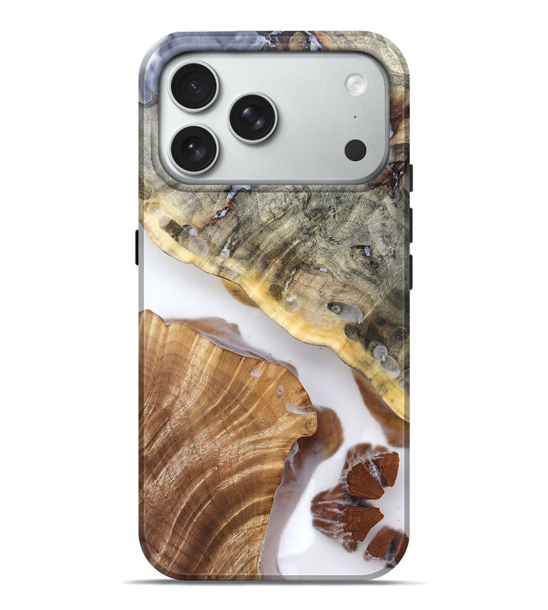 iPhone 18 Pro Max Wood Live Edge Phone Case - Koda (Clear, 828547)