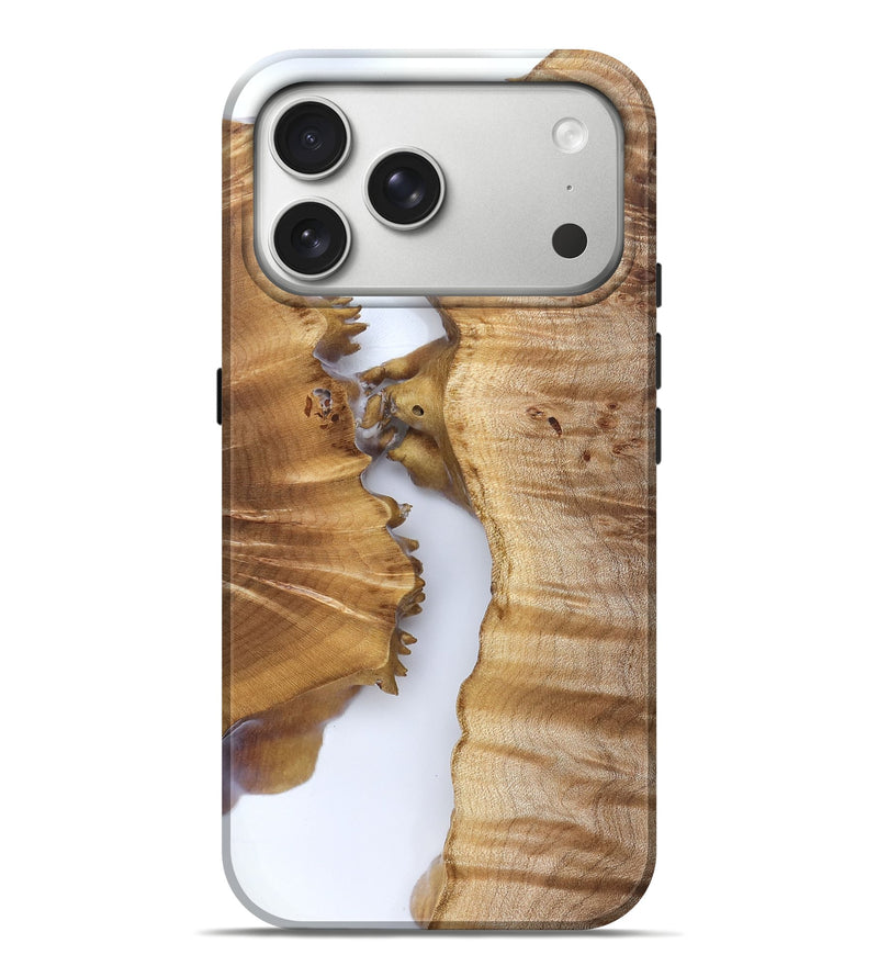 iPhone 17 Pro Max Wood Live Edge Phone Case - Jalen (Clear, 828548)