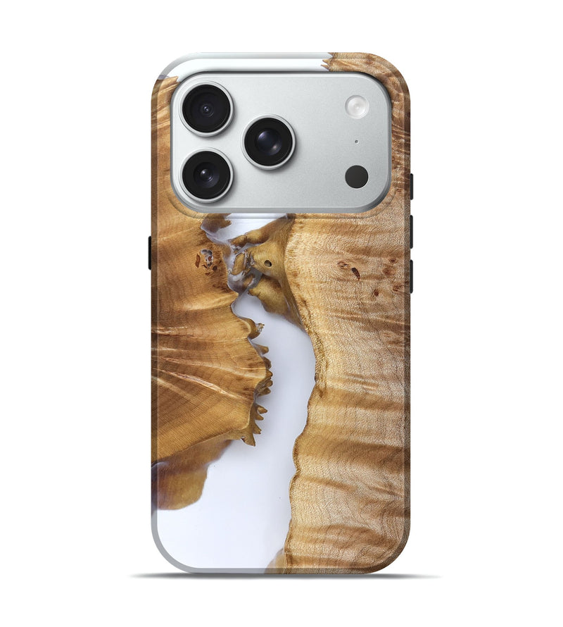 iPhone 18 Pro Wood Live Edge Phone Case - Jalen (Clear, 828548)