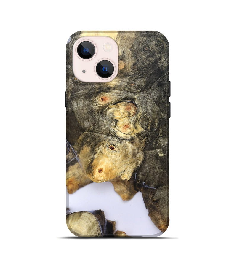 iPhone 13 mini Wood Live Edge Phone Case - Colten (Clear, 828549)