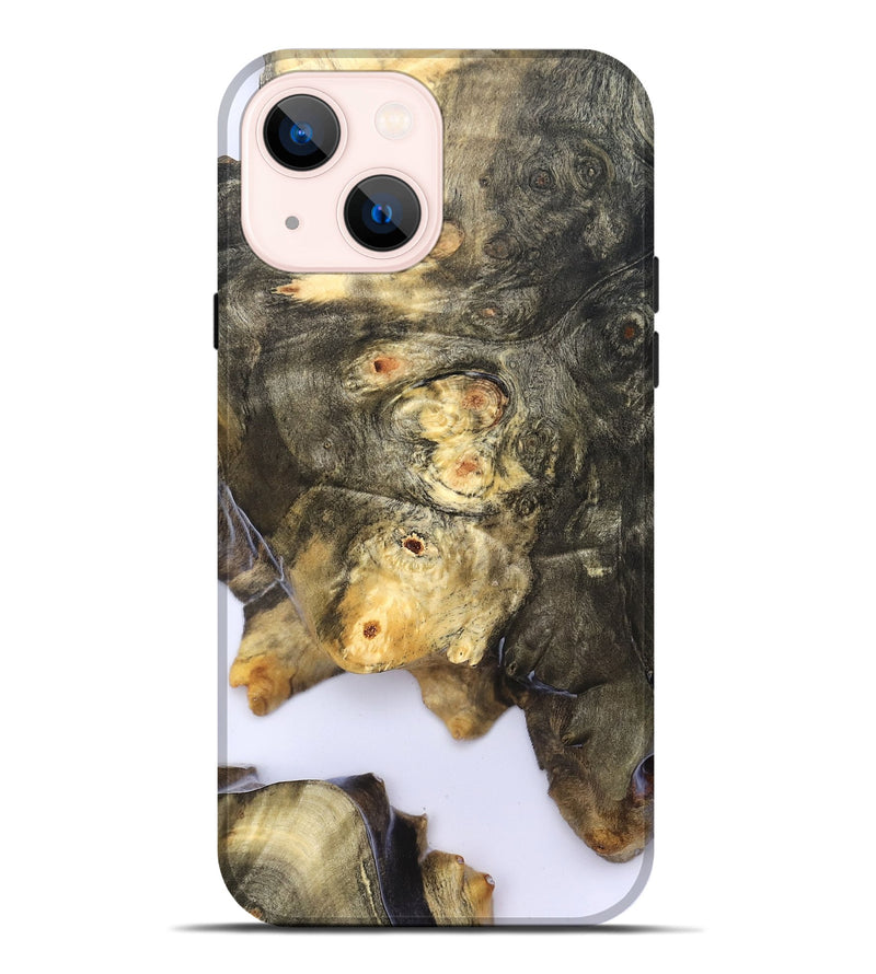 iPhone 14 Plus Wood Live Edge Phone Case - Colten (Clear, 828549)