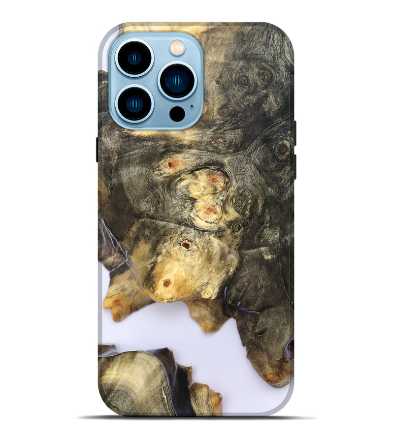 iPhone 14 Pro Max Wood Live Edge Phone Case - Colten (Clear, 828549)