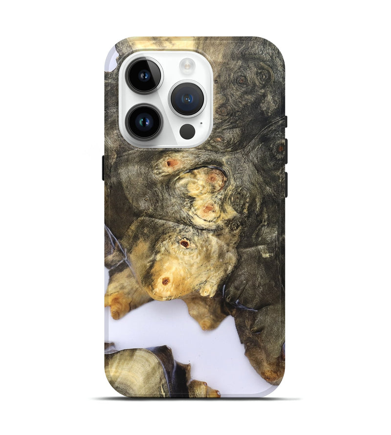 iPhone 15 Pro Wood Live Edge Phone Case - Colten (Clear, 828549)