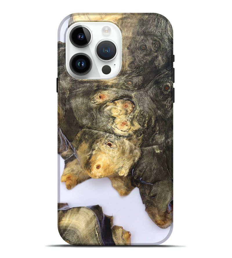 iPhone 15 Pro Max Wood Live Edge Phone Case - Colten (Clear, 828549)