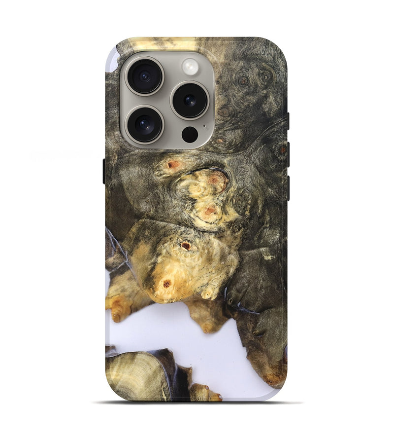 iPhone 16 Pro Wood Live Edge Phone Case - Colten (Clear, 828549)