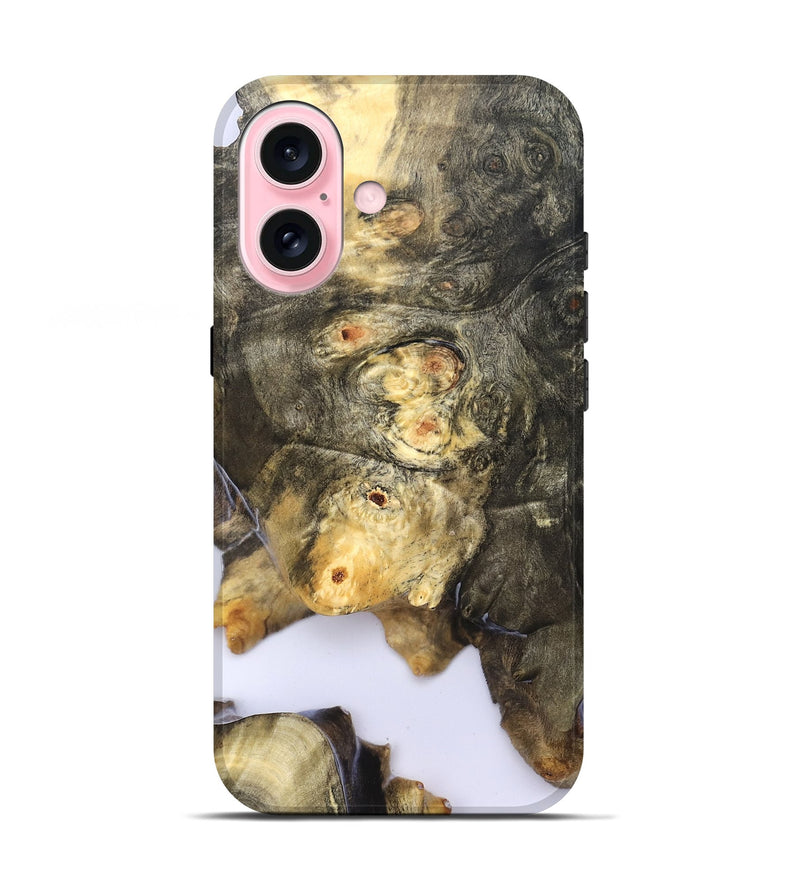 iPhone 17 Wood Live Edge Phone Case - Colten (Clear, 828549)