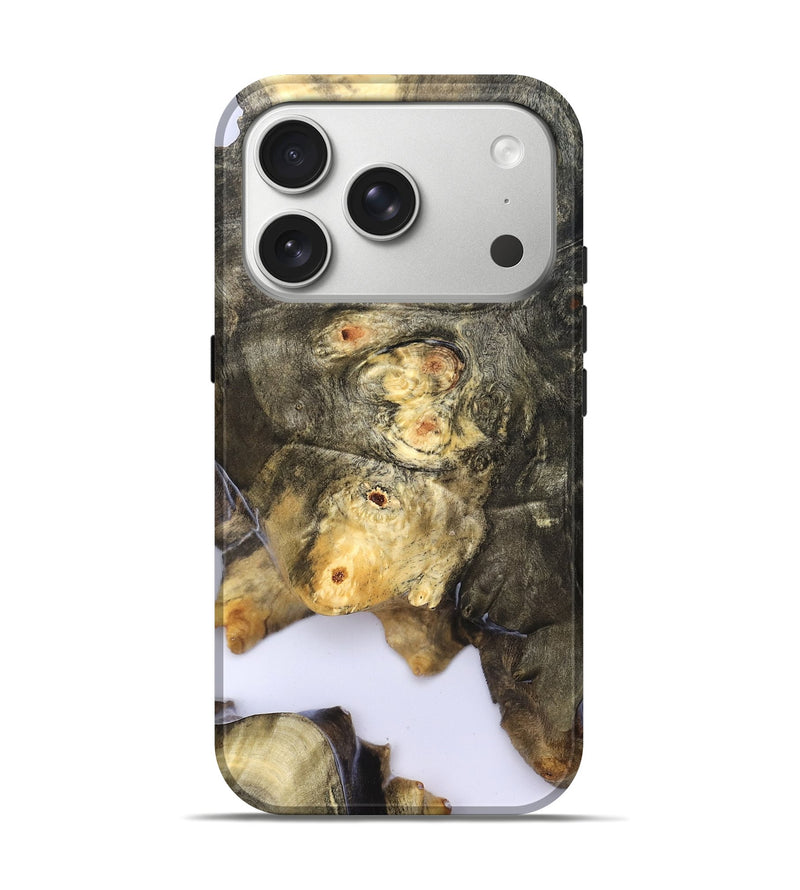 iPhone 17 Pro Wood Live Edge Phone Case - Colten (Clear, 828549)