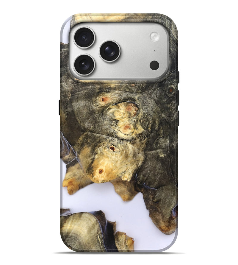 iPhone 17 Pro Max Wood Live Edge Phone Case - Colten (Clear, 828549)