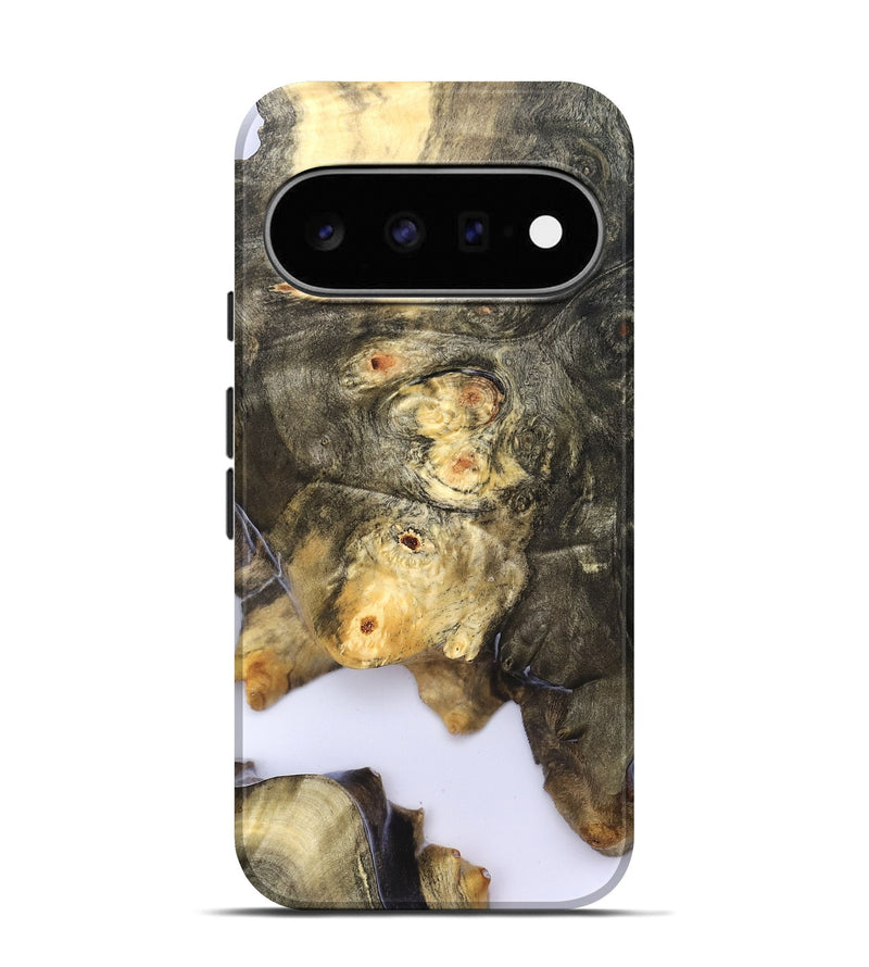 Pixel 11 Pro Wood Live Edge Phone Case - Colten (Clear, 828549)
