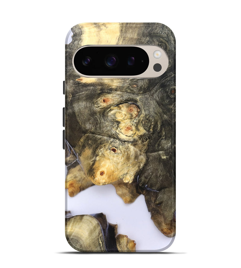 Pixel 9 Wood Live Edge Phone Case - Colten (Clear, 828549)