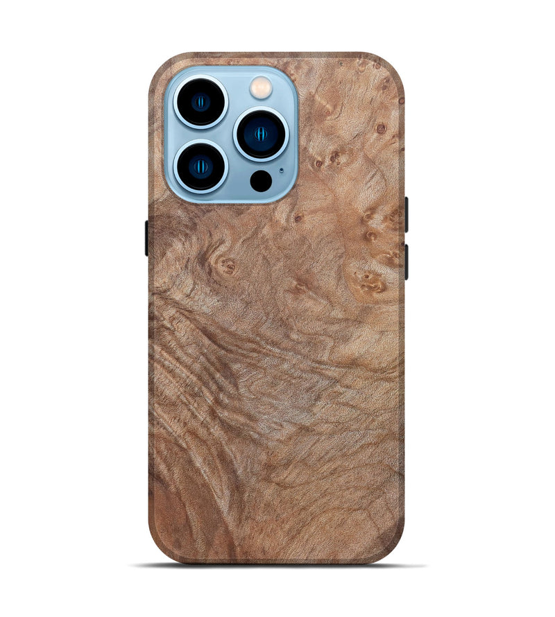 iPhone 14 Pro Wood Live Edge Phone Case - Ramon (Solid Wood, 828551)
