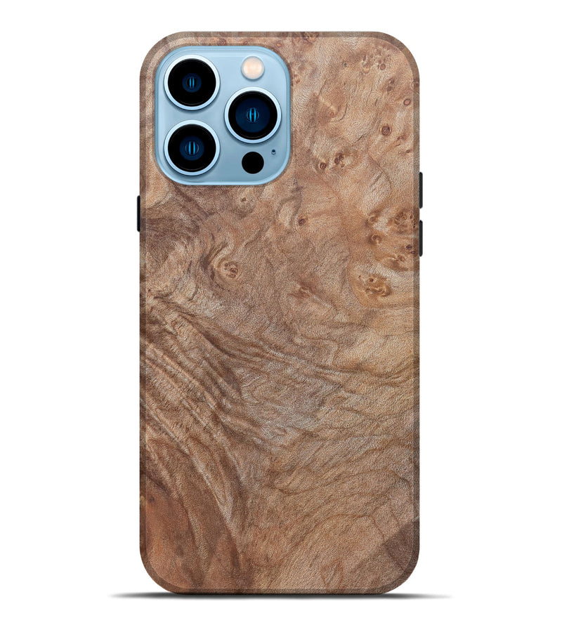 iPhone 14 Pro Max Wood Live Edge Phone Case - Ramon (Solid Wood, 828551)