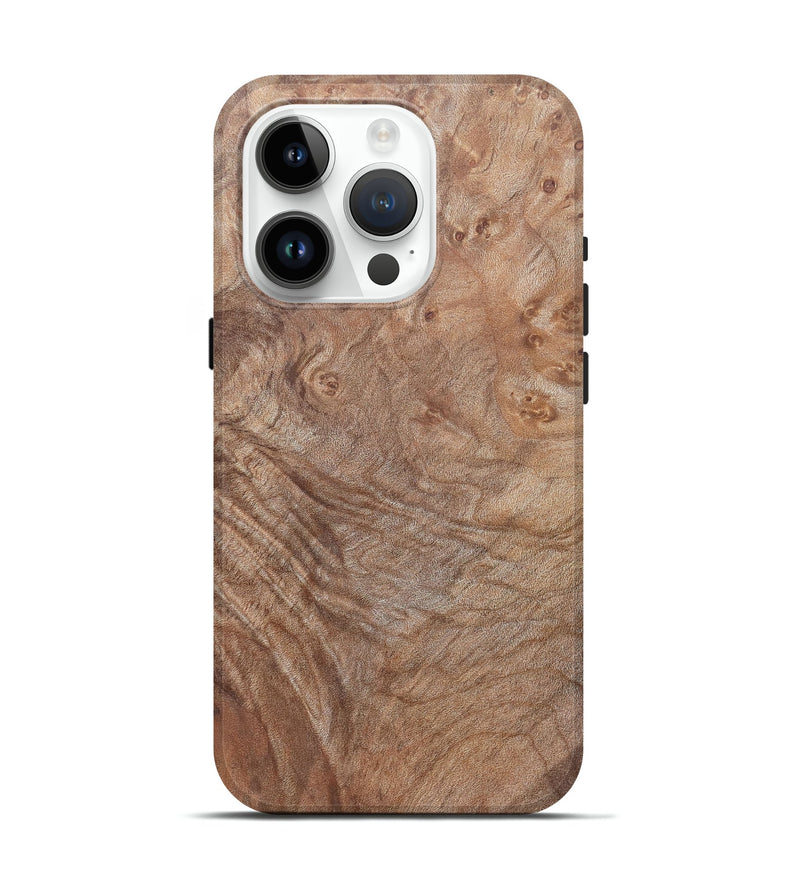 iPhone 15 Pro Wood Live Edge Phone Case - Ramon (Solid Wood, 828551)