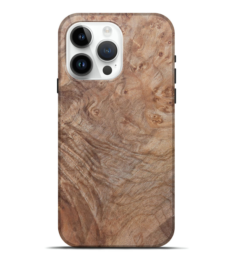iPhone 15 Pro Max Wood Live Edge Phone Case - Ramon (Solid Wood, 828551)
