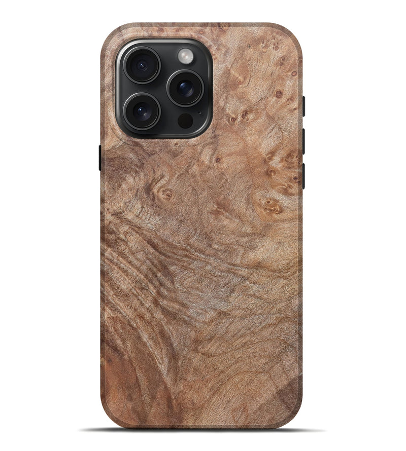 iPhone 16 Pro Max Wood Live Edge Phone Case - Ramon (Solid Wood, 828551)