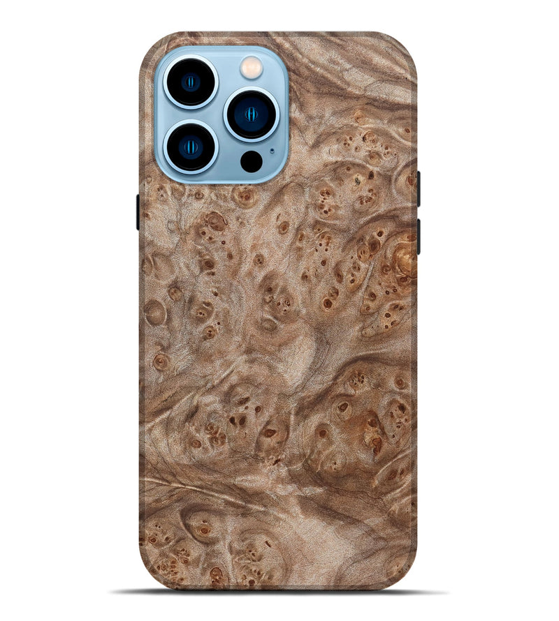 iPhone 14 Pro Max Wood Live Edge Phone Case - Shepard (Solid Wood, 828552)