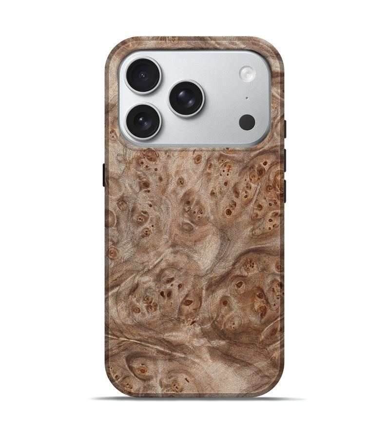iPhone 18 Pro Wood Live Edge Phone Case - Shepard (Solid Wood, 828552)