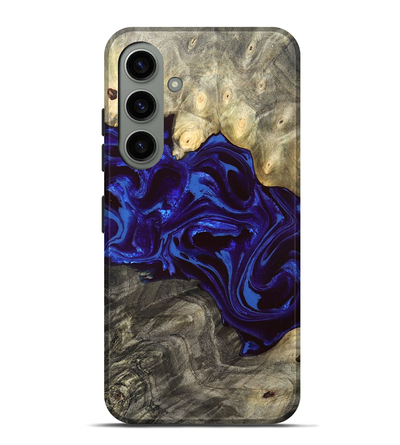 Galaxy S24 Plus Wood Live Edge Phone Case - Raiden (Blue, 828554)