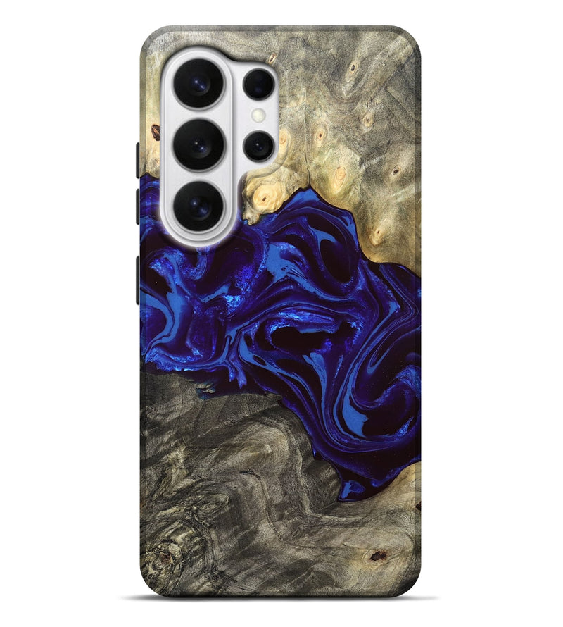 Galaxy S26 Ultra Wood Live Edge Phone Case - Raiden (Blue, 828554)