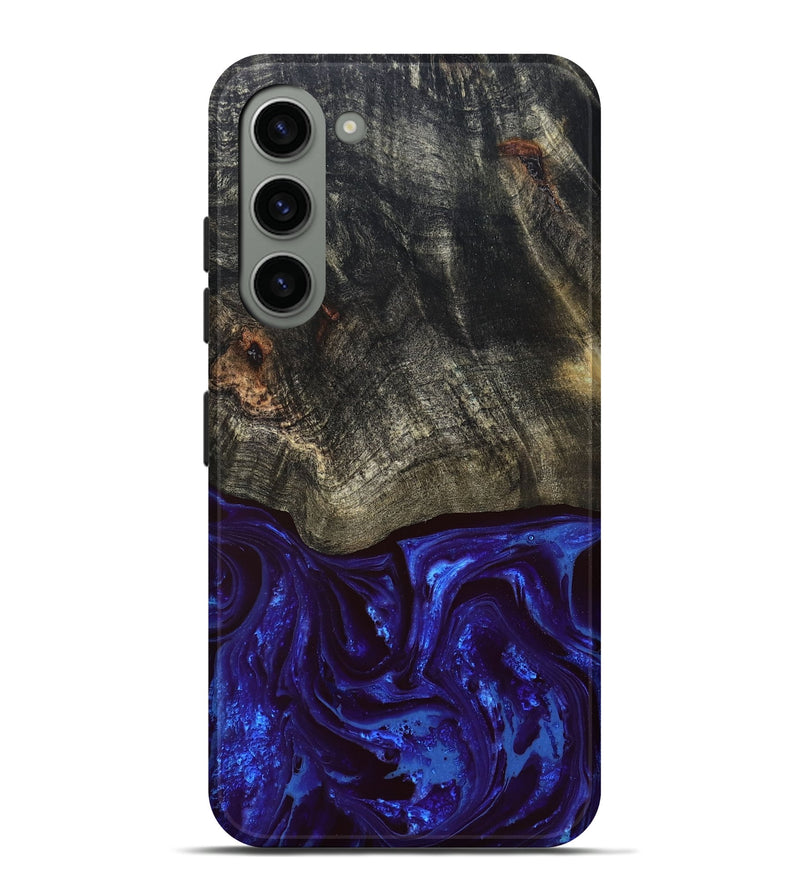Galaxy S23 Plus Wood Live Edge Phone Case - Delphia (Blue, 828556)