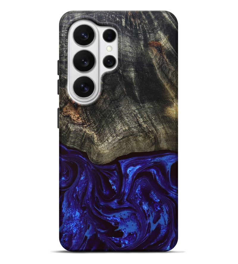 Galaxy S26 Ultra Wood Live Edge Phone Case - Delphia (Blue, 828556)