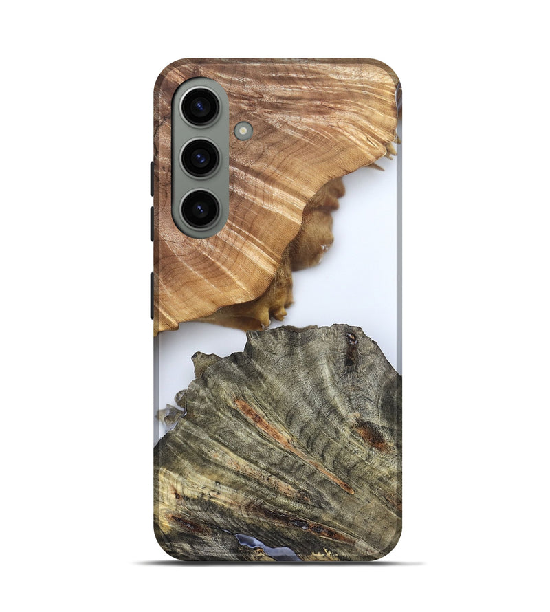 Galaxy S24 Wood Live Edge Phone Case - Carissa (Clear, 828557)