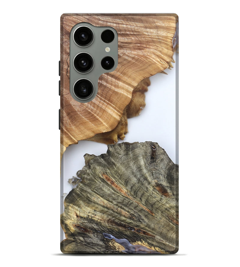 Galaxy S24 Ultra Wood Live Edge Phone Case - Carissa (Clear, 828557)