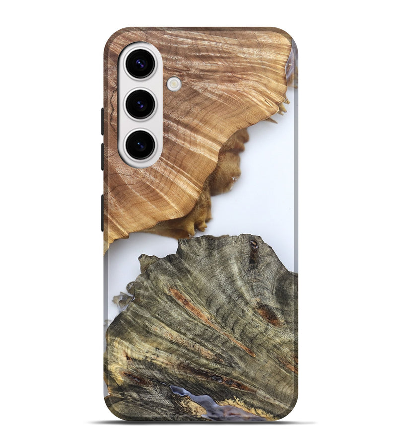 Galaxy S25 Plus Wood Live Edge Phone Case - Carissa (Clear, 828557)
