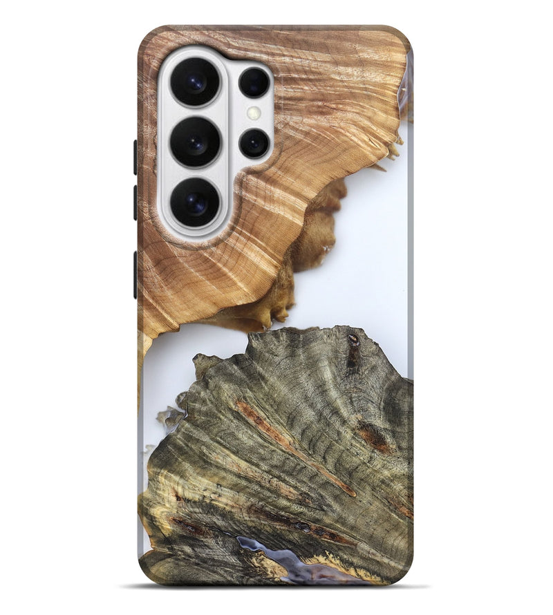 Galaxy S26 Ultra Wood Live Edge Phone Case - Carissa (Clear, 828557)